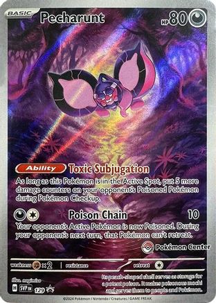 Pecharunt - 129 (Pokemon Center Exclusive) (129) Holofoil [Promos: SV Promo Cards] Pokemon Single Pokémon