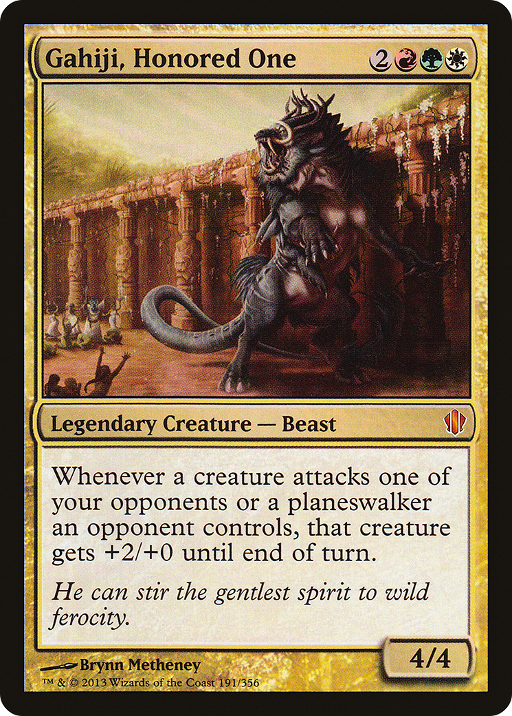 Gahiji, Honored One (C13-191) [Commander 2013] MTG Single Wizards of the Coast