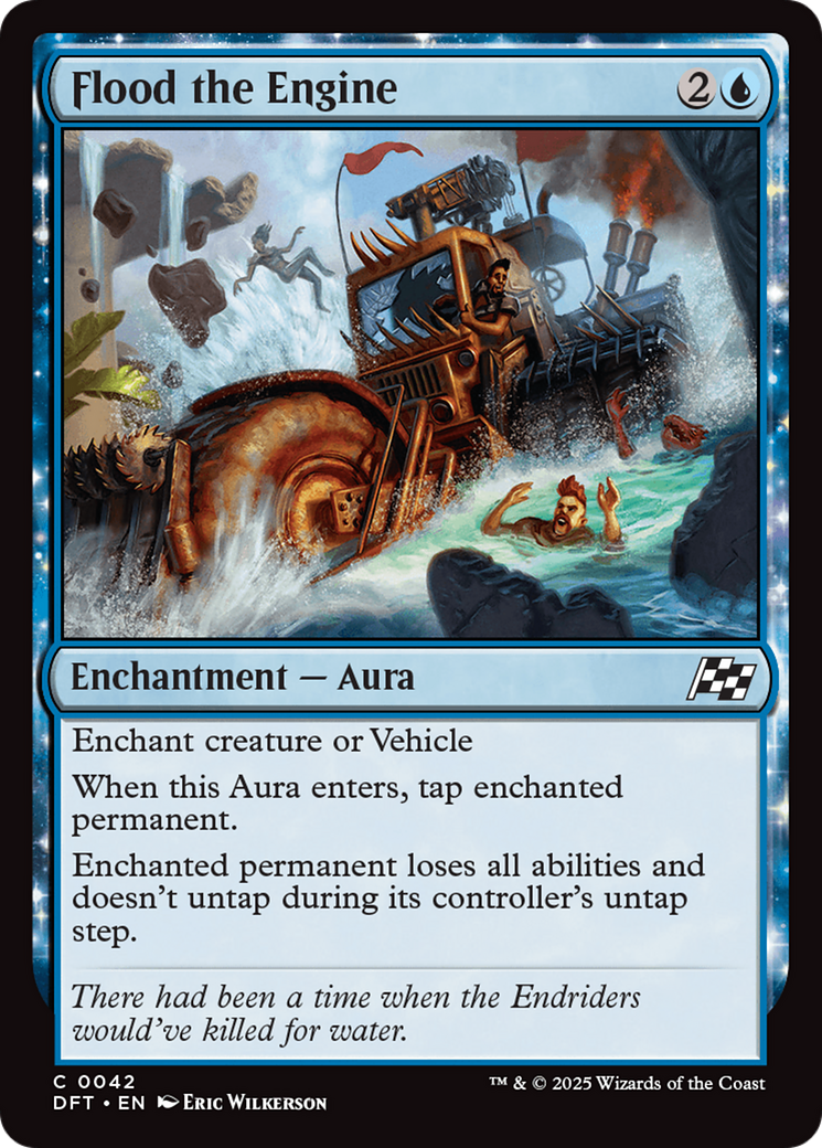 Flood the Engine (DFT-042) [Aetherdrift] MTG Single Wizards of the Coast