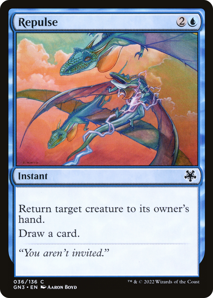 Repulse (GN3-036) [Misc] Game Night: Free-for-All MTG Single Wizards of the Coast