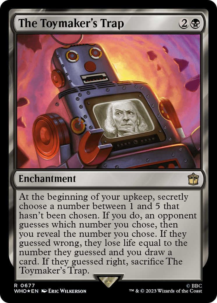 The Toymaker's Trap (WHO-677) [Doctor Who] Foil MTG Single Wizards of the Coast