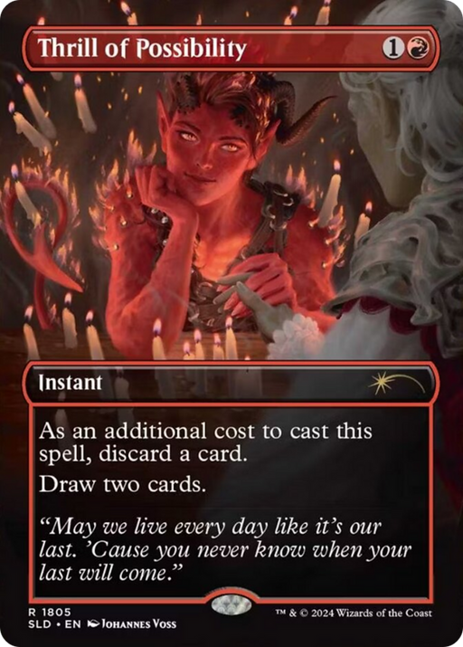 Thrill of Possibility (SLD-1805) [Secret Lair] Drop (Borderless) MTG Single Wizards of the Coast