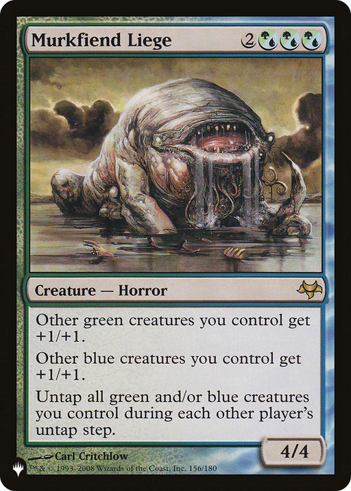 Murkfiend Liege (LIST-EVE-156) [Mystery Booster] The List MTG Single Wizards of the Coast