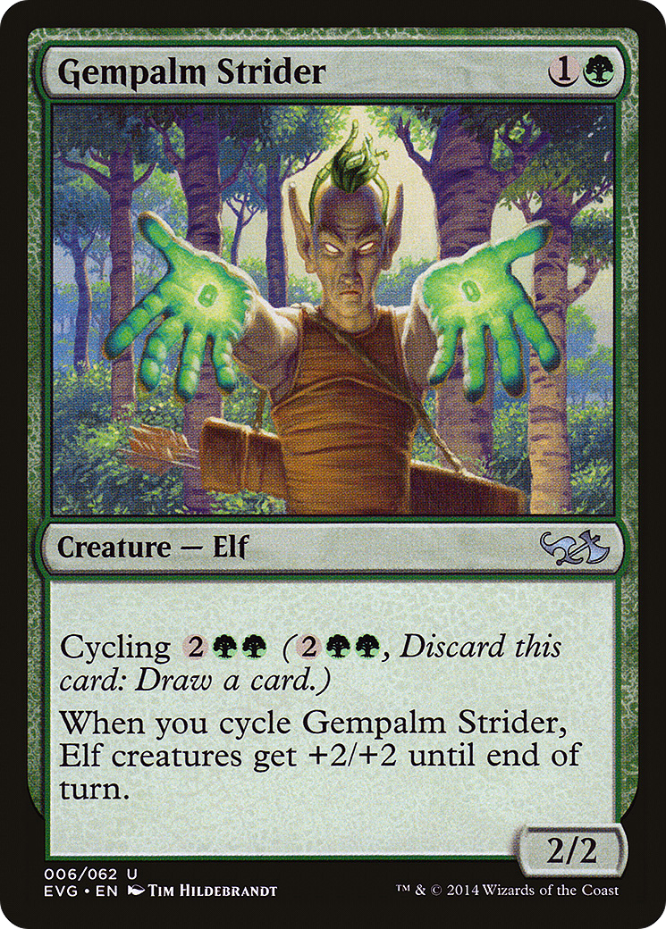 Gempalm Strider (DD3-006) [Misc] Duel Decks Anthology: Elves vs. Goblins MTG Single Wizards of the Coast