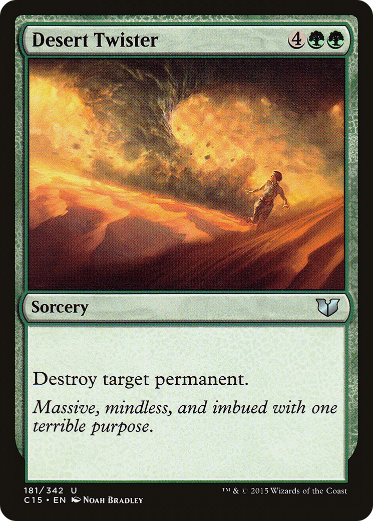 Desert Twister (C15-181) [Commander 2015] MTG Single Wizards of the Coast