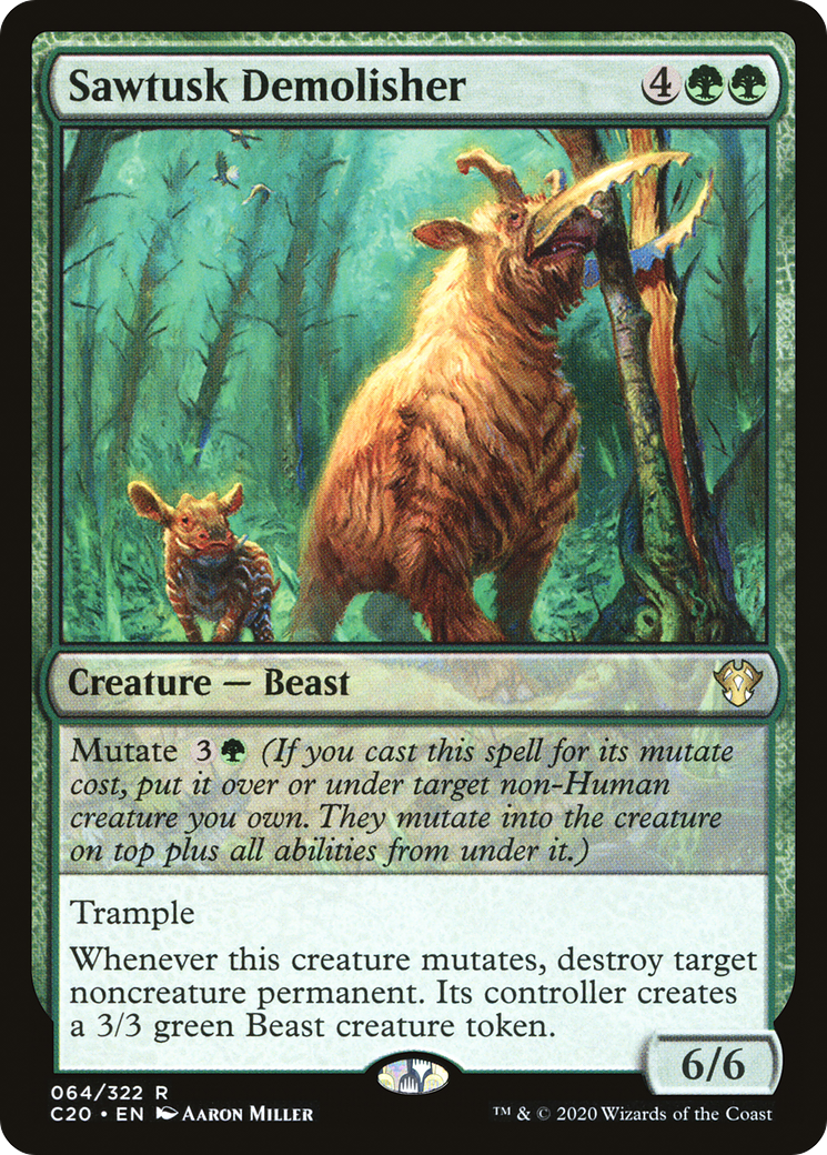 Sawtusk Demolisher (C20-064) [Commander 2020] MTG Single Wizards of the Coast