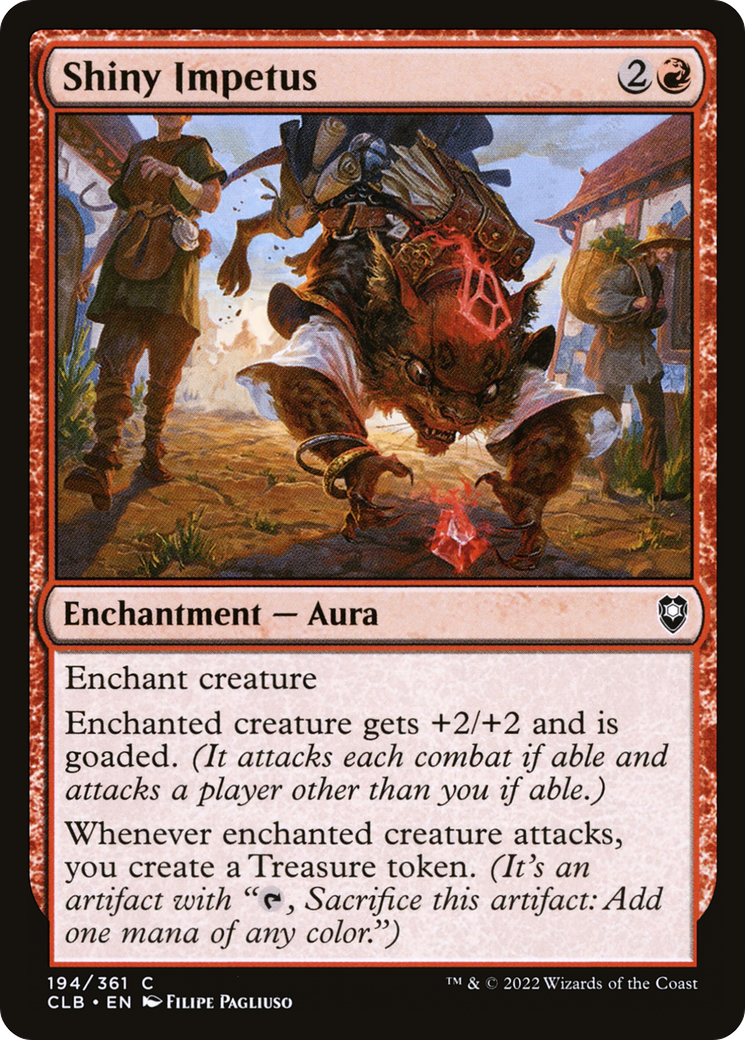Shiny Impetus (CLB-194) [Commander Legends: Battle for Baldur's Gate] MTG Single Wizards of the Coast