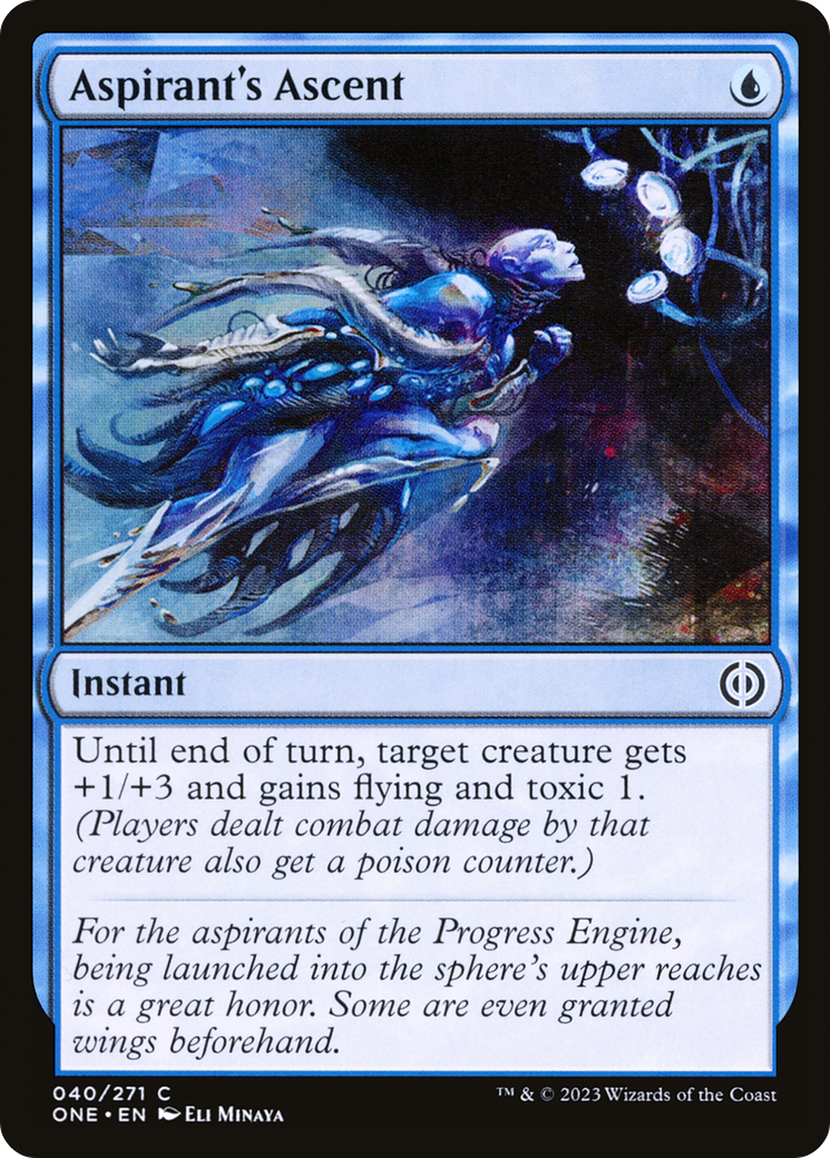 Aspirant's Ascent (ONE-040) [Phyrexia: All Will Be One] Foil MTG Single Wizards of the Coast
