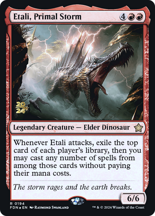 Etali, Primal Storm (FDN) (PRE-194) [Foundations Promos] Foil MTG Single Wizards of the Coast