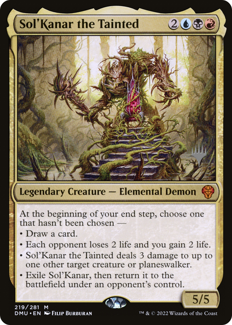 Sol'Kanar the Tainted (PPDMU-219) [Dominaria United Promos] MTG Single Wizards of the Coast