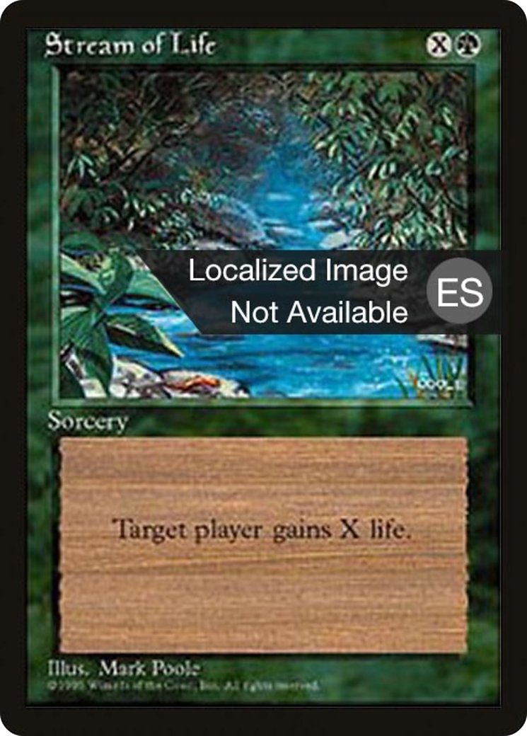 Stream of Life (4BB-272) [Fourth Edition Foreign Black Border] MTG Single Wizards of the Coast