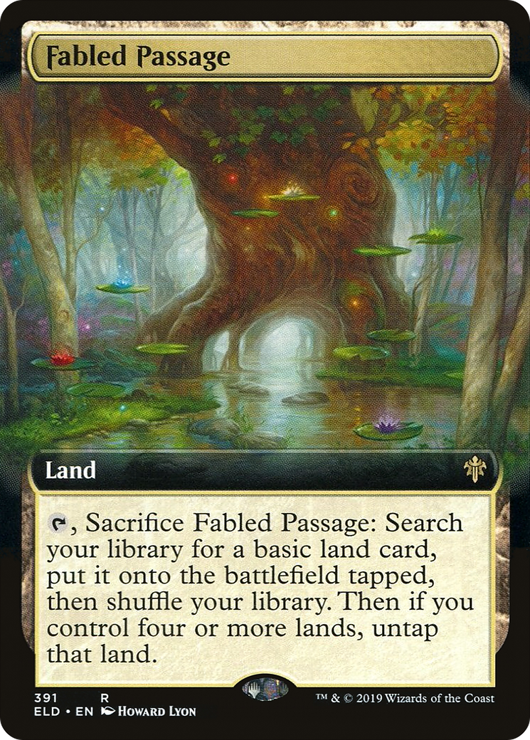 Fabled Passage (ELD-391) [Throne of Eldraine] (Extended Art) Foil MTG Single Wizards of the Coast
