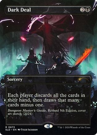 Dark Deal (SLD-873) [Secret Lair] Drop Series MTG Single Wizards of the Coast