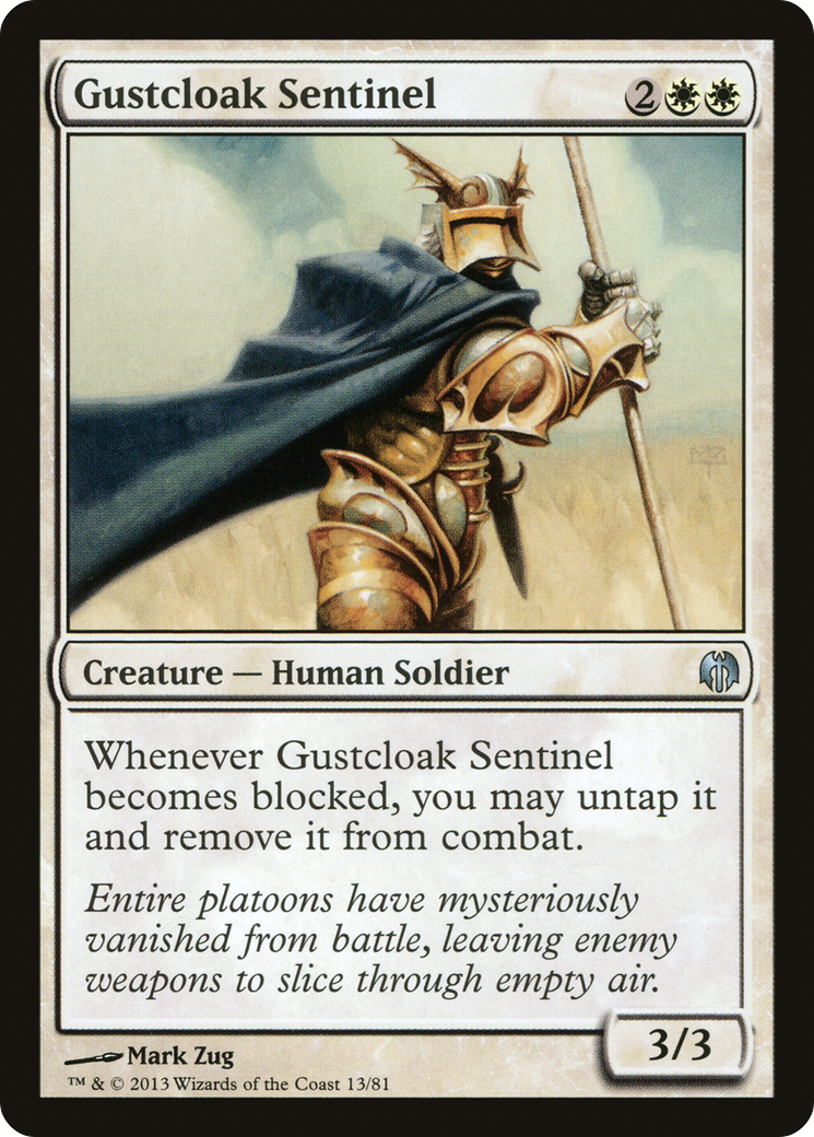 Gustcloak Sentinel (DDL-013) [Misc] Duel Decks: Heroes vs. Monsters MTG Single Wizards of the Coast