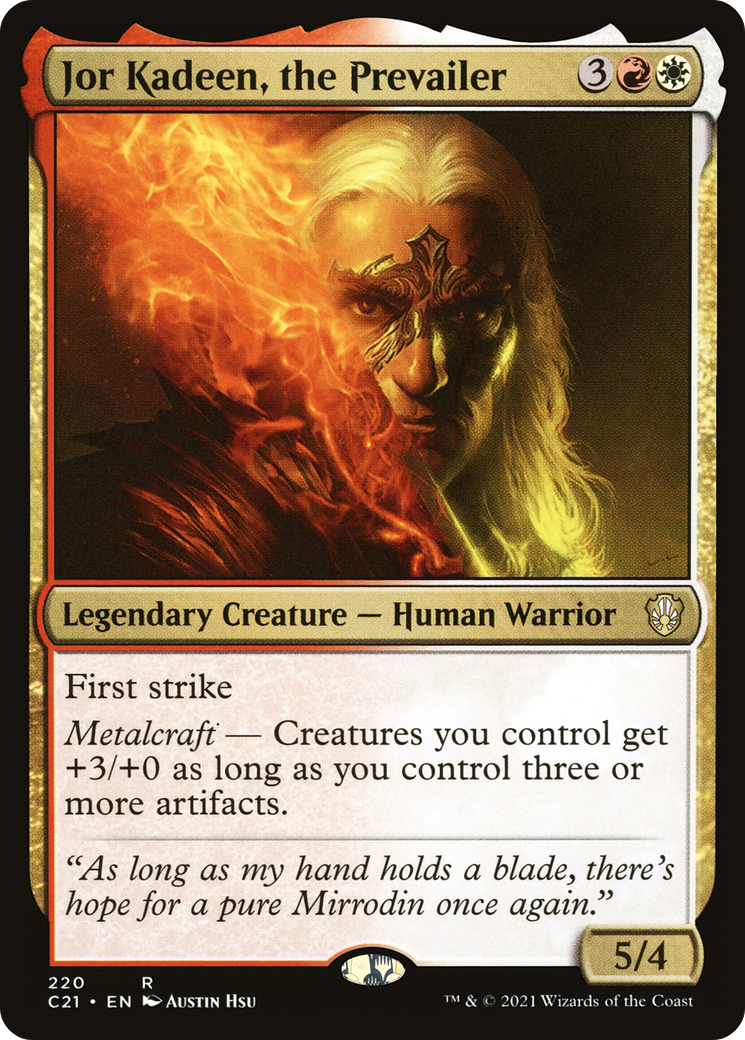 Jor Kadeen, the Prevailer (C21-220) [Commander 2021] MTG Single Wizards of the Coast