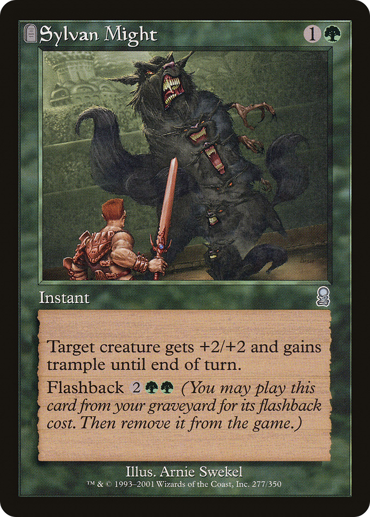 Sylvan Might (ODY-277) [Odyssey] Foil MTG Single Wizards of the Coast