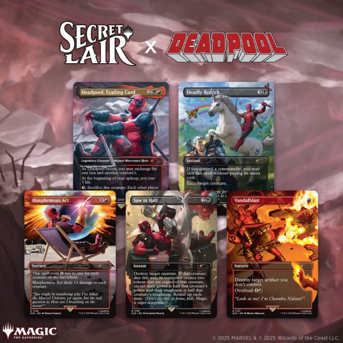 MTG Secret Lair: Drop Series - Marvel's Deadpool (Rainbow Foil Edition) MTG Sealed Magic: The Gathering