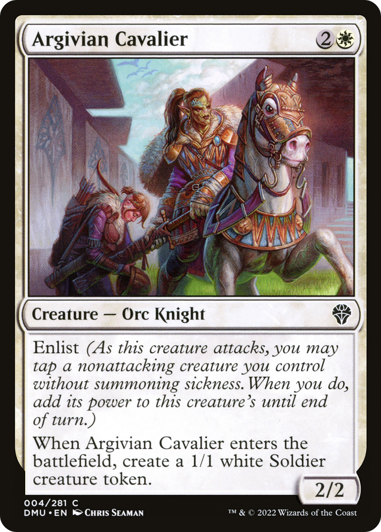 Argivian Cavalier (DMU-004) [Dominaria United] MTG Single Wizards of the Coast
