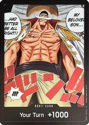 DON!! Card (Alternate Art) [Two Legends] Foil One Piece Single Bandai