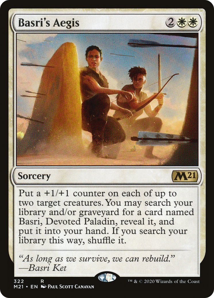 Basri's Aegis (M21-322) [Core Set 2021] MTG Single Wizards of the Coast