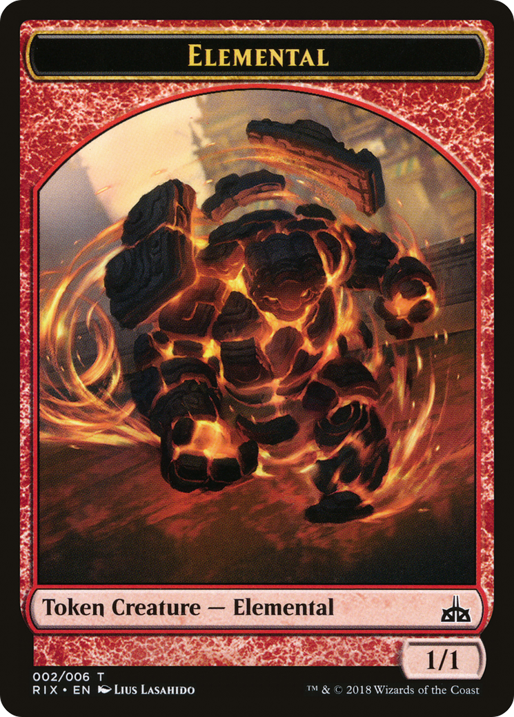 Elemental (RIX-002) [Tokens] Rivals of Ixalan Tokens MTG Single Wizards of the Coast
