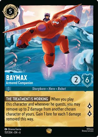 Baymax - Armored Companion (157/204) [Azurite Sea] Lorcana Single Disney