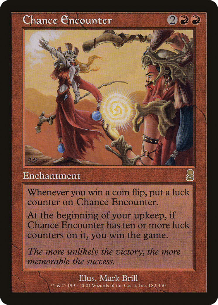 Chance Encounter (ODY-182) [Odyssey] MTG Single Wizards of the Coast