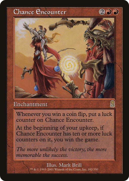 Chance Encounter (ODY-182) [Odyssey] Foil MTG Single Wizards of the Coast