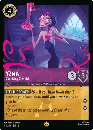 Yzma - Conniving Chemist (56/204) [Azurite Sea] Cold Foil Lorcana Single Disney