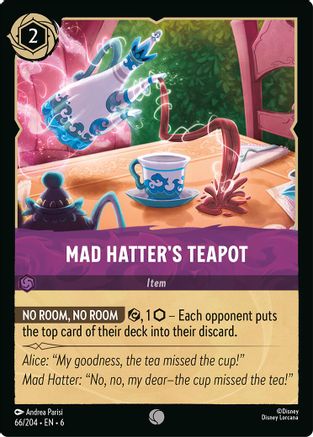Mad Hatter's Teapot (66/204) [Azurite Sea] Lorcana Single Disney