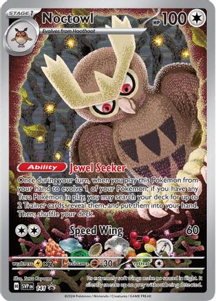 Noctowl - 141 (141) Holofoil [Promos: SV Promo Cards] Pokemon Single Pokémon