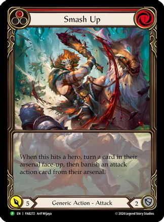 Smash Up (Extended Art) (FAB272) - Flesh and Blood: Promo Cards Flesh And Blood Single Flesh and Blood: Promo Cards   