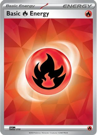 Basic Fire Energy - 010 (10) Holofoil [SVE Scarlet & Violet Energies] Pokemon Single Pokémon