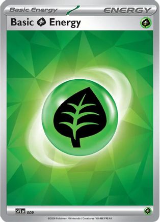 Basic Grass Energy (9) - [SV: Stellar Crown] Holofoil Pokemon Single Pokémon