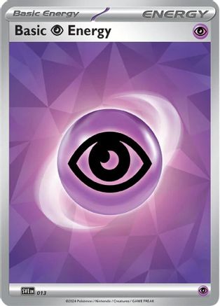 Basic Psychic Energy - 013 (13) Holofoil [SVE Scarlet & Violet Energies] Pokemon Single Pokémon
