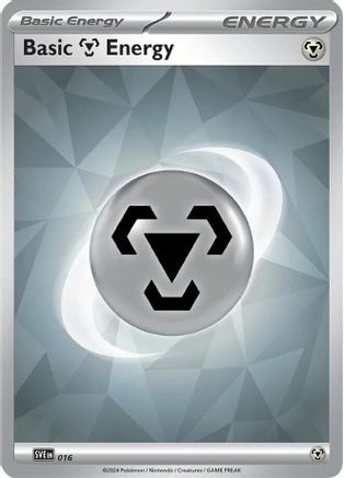 Basic Metal Energy - 016 (16) Holofoil [SVE Scarlet & Violet Energies] Pokemon Single Pokémon
