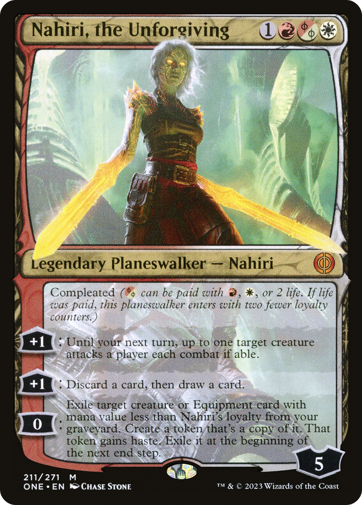 Nahiri, the Unforgiving (ONE-211) [Phyrexia: All Will Be One] MTG Single Wizards of the Coast