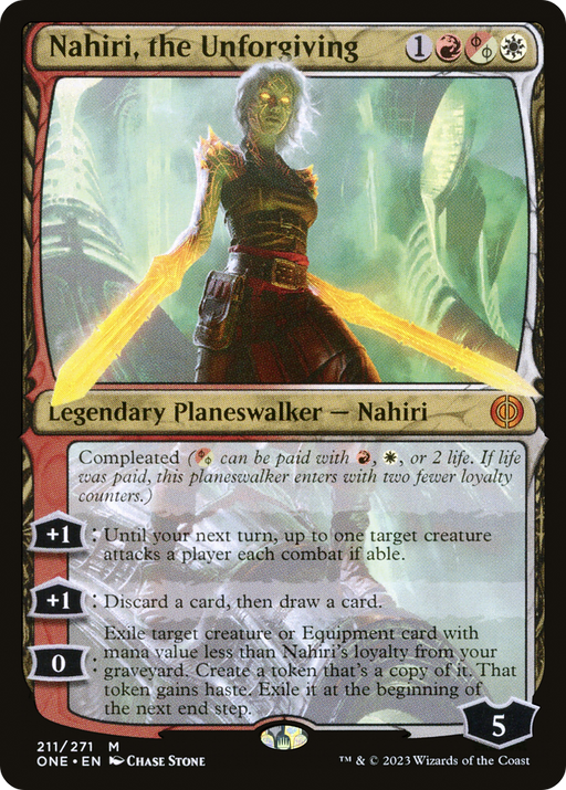 Nahiri, the Unforgiving (ONE-211) [Phyrexia: All Will Be One] MTG Single Wizards of the Coast