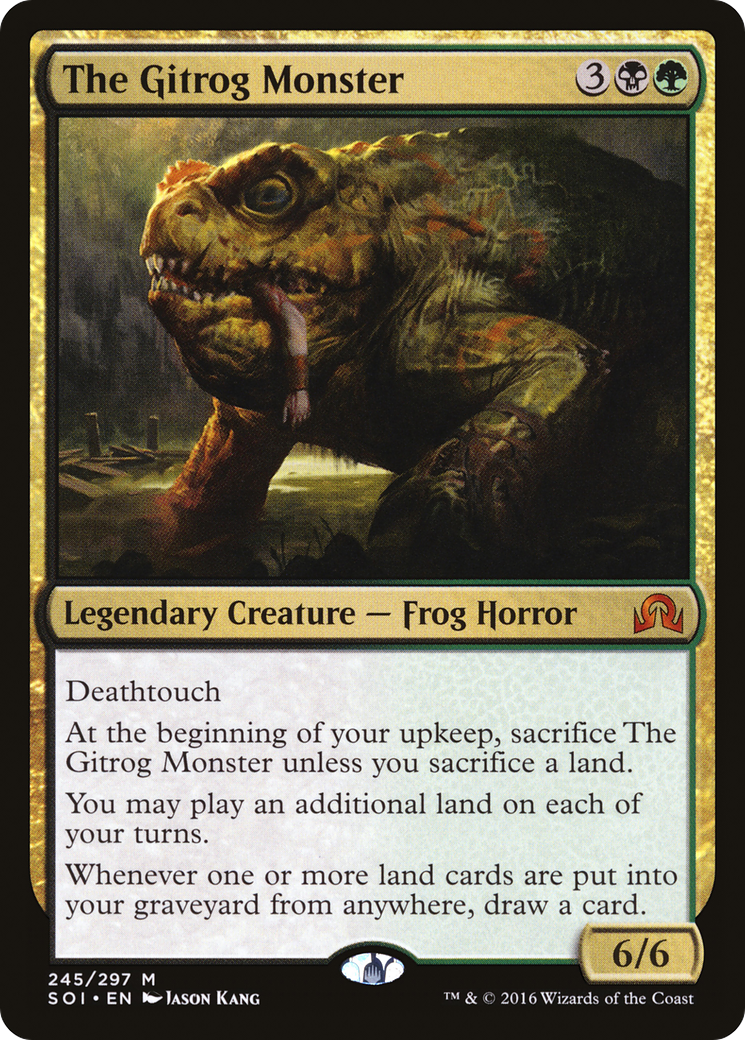 The Gitrog Monster (SOI-245) [Shadows over Innistrad] Foil MTG Single Wizards of the Coast