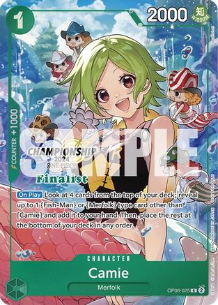 Camie (Championship 2024 Finalist Card Set) (OP06-025) [One Piece Promotion Cards] Foil One Piece Single Bandai