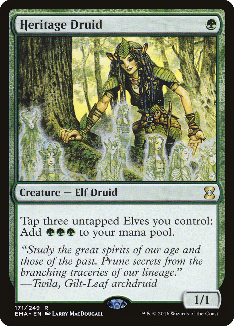 Heritage Druid (EMA-171) [Eternal Masters] MTG Single Wizards of the Coast