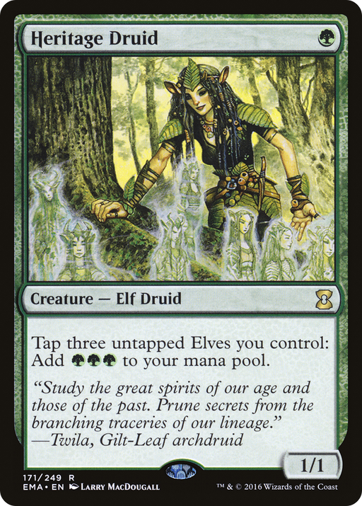 Heritage Druid (EMA-171) [Eternal Masters] MTG Single Wizards of the Coast