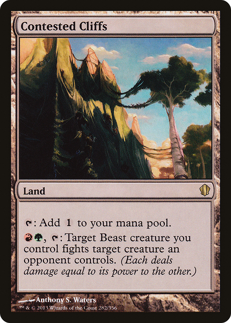 Contested Cliffs (C13-282) [Commander 2013] MTG Single Wizards of the Coast