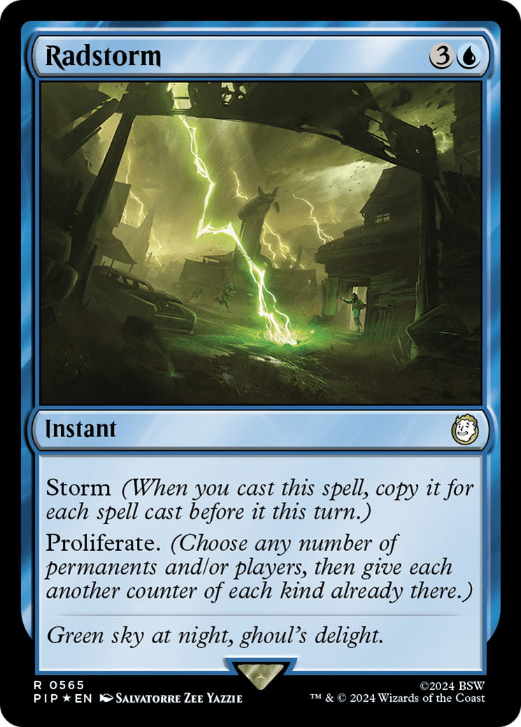 Radstorm (Surge Foil) (PIP-565) [Fallout] Foil MTG Single Wizards of the Coast