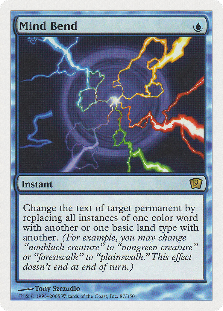 Mind Bend (9ED-087) [9th Edition] MTG Single Wizards of the Coast