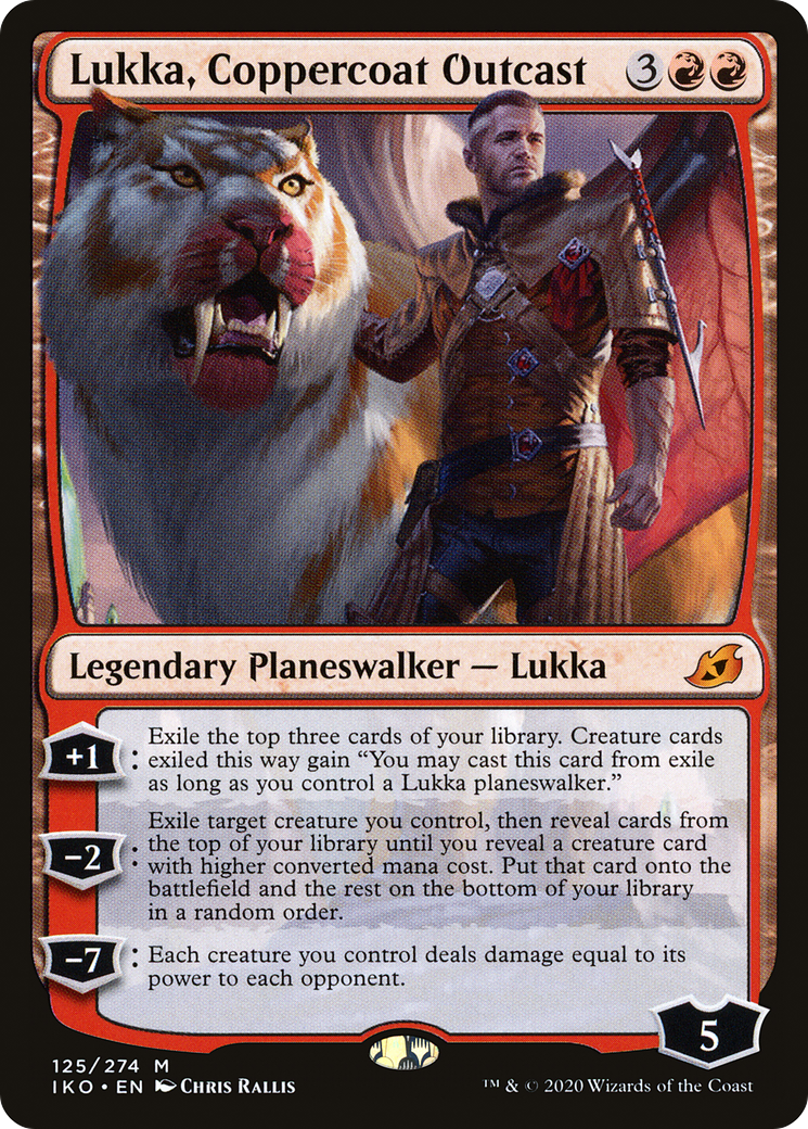 Lukka, Coppercoat Outcast (IKO-125) [Ikoria: Lair of Behemoths] MTG Single Wizards of the Coast