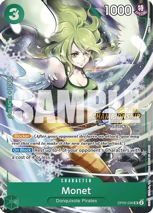 Monet (CS 2024 Event Pack) (OP05-036) [One Piece Promotion Cards] Foil One Piece Single Bandai