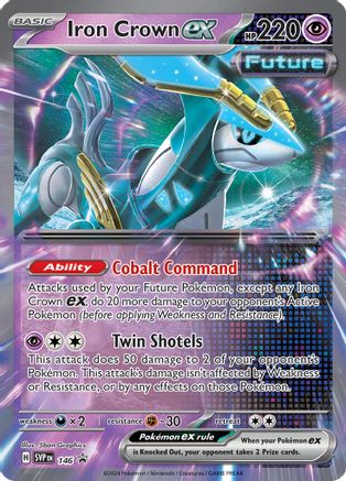 Iron Crown ex - 146 (146) Holofoil [Promos: SV Promo Cards] Pokemon Single Pokémon