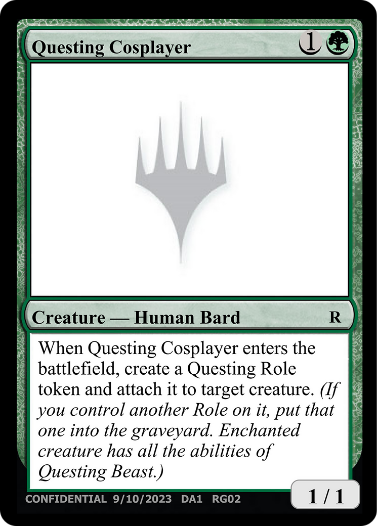 Questing Cosplayer (UNK-RG02D) [Misc] Unknown Event MTG Single Wizards of the Coast