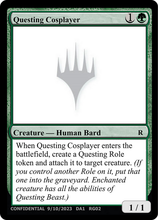 Questing Cosplayer (UNK-RG02D) [Misc] Unknown Event MTG Single Wizards of the Coast